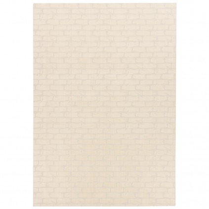 سجادة صناعية بنقشة كامل عصري، بوليستر مع كتان، على الطراز الفارسي، رقم 400135