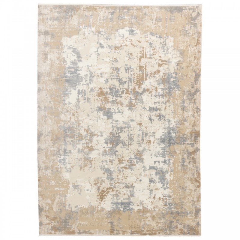 فرش ماشینی طرح سراسر مدرن، ویسکوز + مودال، سبک پارسی، کد 600123