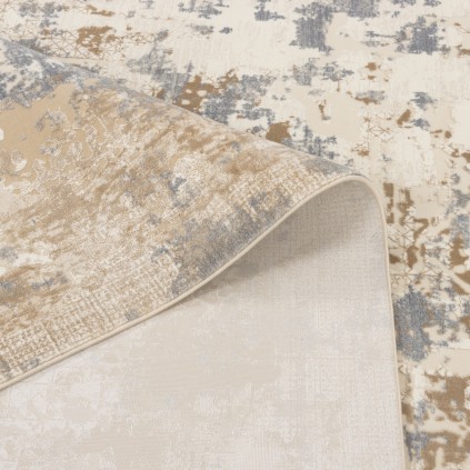 فرش ماشینی طرح سراسر مدرن، ویسکوز + مودال، سبک پارسی، کد 600123