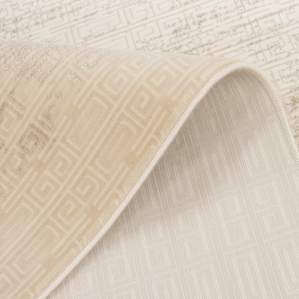 سجادة صناعية بنقشة كامل عصري، أكريليك مع مودال، على الطراز الفارسي، رقم 700036