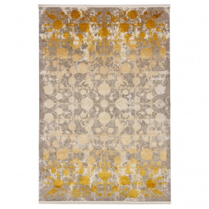 فرش ماشینی طرح خشتی نئوکلاسیک، اکریلیک، سبک پارسی، کد 100078