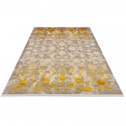 فرش ماشینی طرح خشتی نئوکلاسیک، اکریلیک، سبک پارسی، کد 100078