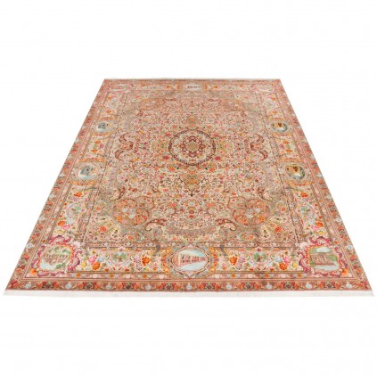 Wool and Silk on Cotton Warp