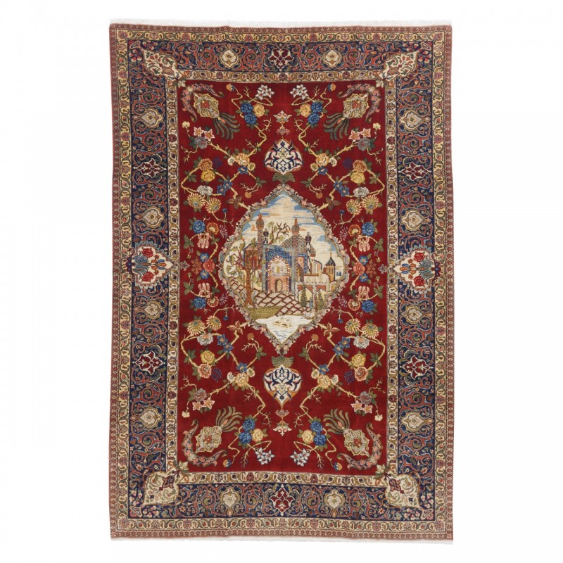 Old Handwoven Carpet