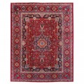 Handwoven Carpet, Medallion Layout, Wool on Cotton Warp, Mashad, 345 × 437 cm Ref 11500703