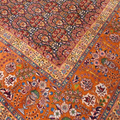 Wool and Silk on Cotton Warp