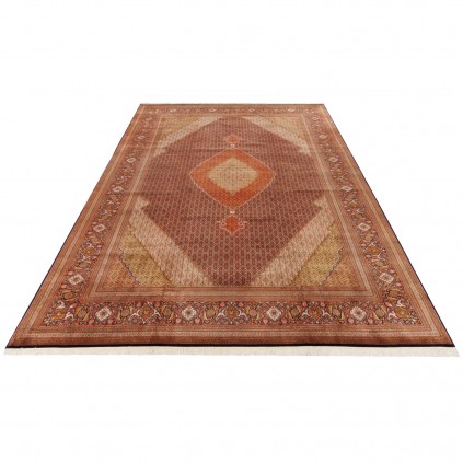 Wool and Silk on Cotton Warp