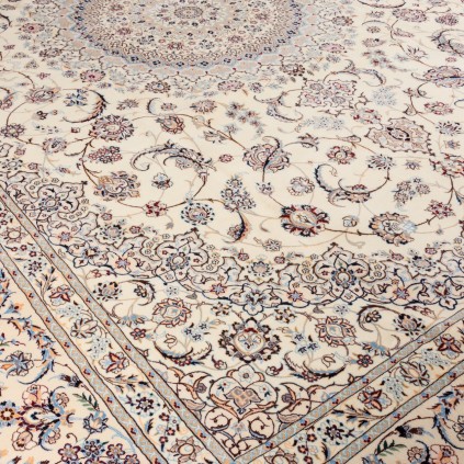 Wool and Silk on Cotton Warp