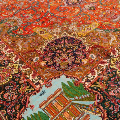 Wool and Silk on Silk Warp