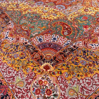 Wool and Silk on Silk Warp