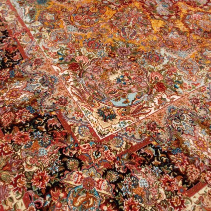 Wool and Silk on Silk Warp