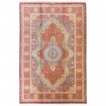 Handwoven Carpet, Corner Medallion Layout, All Silk, Qom, 391 × 587 cm Ref 12200743