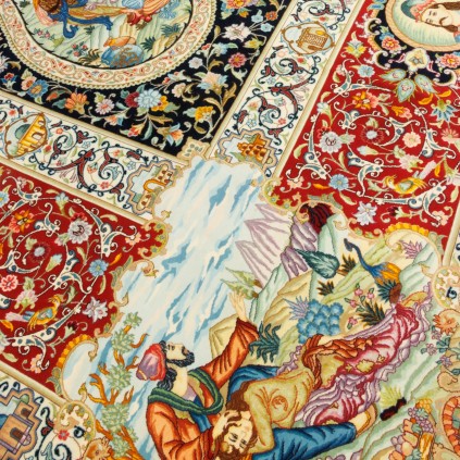 Wool and Silk on Silk Warp