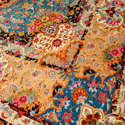 Wool and Silk on Silk Warp