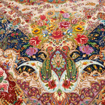 Wool and Silk on Silk Warp