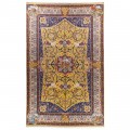 Handwoven Carpet, Medallion Layout, Wool and Silk on Silk Warp, Tabriz, 503 × 804 cm Ref 14000759