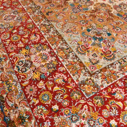 Wool and Silk on Silk Warp