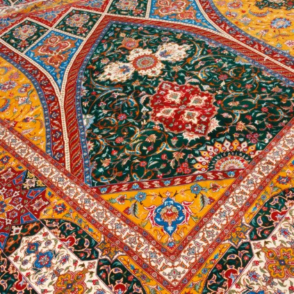 Wool and Silk on Silk Warp