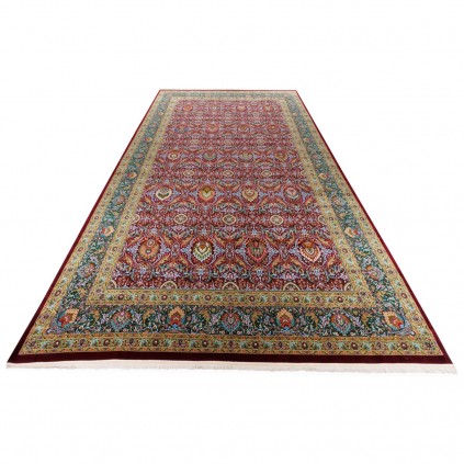 Wool and Silk on Silk Warp