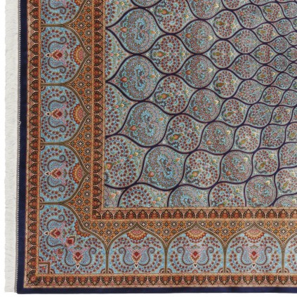 Machine-made Rug, Floral Dome, Bamboo Silk, Persian Style, Ref 800043