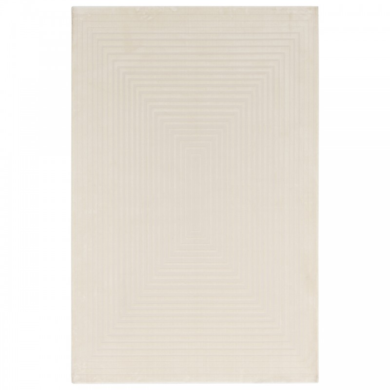 فرش ماشینی طرح سراسر هندسی، اکریلیک + مودال، سبک پارسی، کد 700143