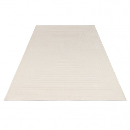 فرش ماشینی طرح سراسر هندسی، اکریلیک + مودال، سبک پارسی، کد 700143