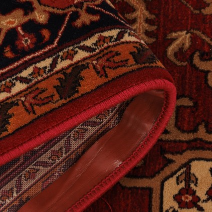 Machine-made Rug, Geometric Corner Medallion, Polyester + Cotton, Persian Style, Ref 400144