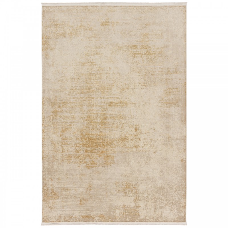 فرش ماشینی طرح ترنج دار مدرن، پلی استر + کتان، سبک پارسی، کد 400147