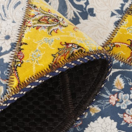 سجادة صناعية بنقشة مخطط عصري، أكريليك، على الطراز الفارسي، رقم 100157