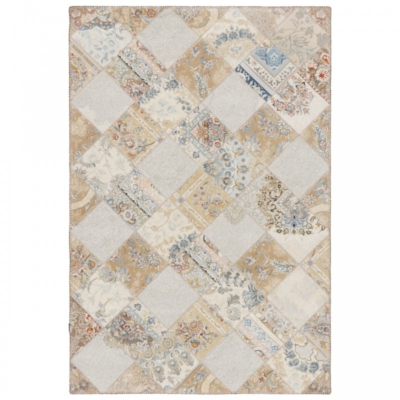 فرش ماشینی طرح سراسر مدرن، اکریلیک، سبک پارسی، کد 100159