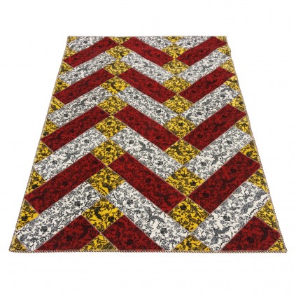 فرش ماشینی طرح سراسر مدرن، اکریلیک، سبک پارسی، کد 100171