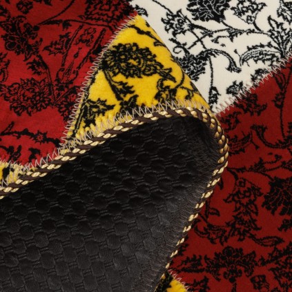 فرش ماشینی طرح سراسر مدرن، اکریلیک، سبک پارسی، کد 100171