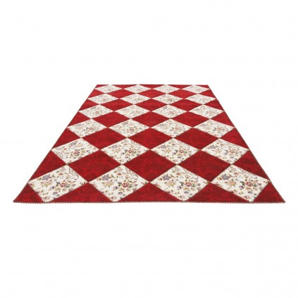 فرش ماشینی طرح بندی مدرن، اکریلیک، سبک پارسی، کد 100172