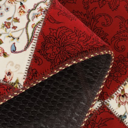 فرش ماشینی طرح بندی مدرن، اکریلیک، سبک پارسی، کد 100172