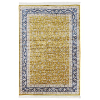 Machine-made Rug, Floral All-over Floral, Acrylic + Bamboo Silk, Persian Style, Ref 200175