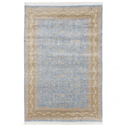 Machine-made Rug, Floral All-over Floral, Acrylic + Bamboo Silk, Persian Style, Ref 200175