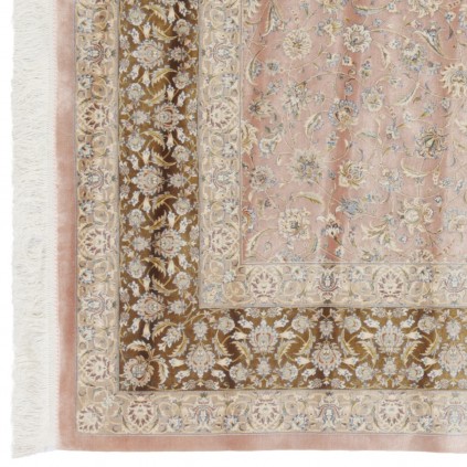Machine-made Rug, Floral All-over Floral, Acrylic + Bamboo Silk, Persian Style, Ref 200175