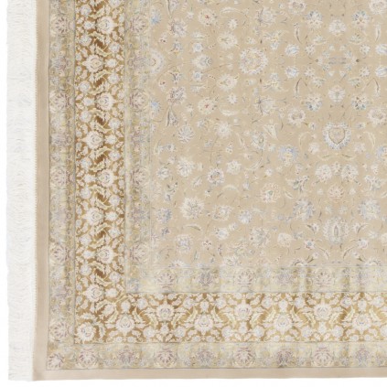 Machine-made Rug, Floral All-over Floral, Acrylic + Bamboo Silk, Persian Style, Ref 200175