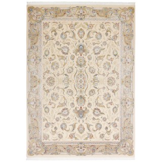 Machine-made Rug, Floral All-over Floral, Acrylic + Bamboo Silk, Persian Style, Ref 200188