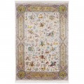 Machine-made Rug, Hunting Scene All-over, Acrylic + Bamboo Silk, Persian Style, Ref 200190