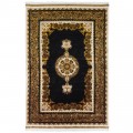 Machine-made Rug, Neoclassic Medallion, Acrylic + Bamboo Silk, Persian Style, Ref 200207