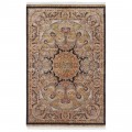 Machine-made Rug, Neoclassic Medallion, Bamboo Silk, Persian Style, Ref 800211
