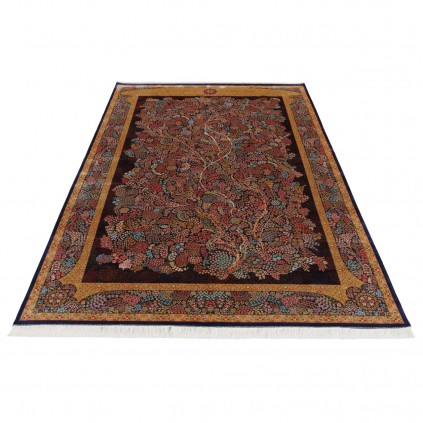 Machine-made Rug, Floral All-over, Bamboo Silk, Persian Style, Ref 800215
