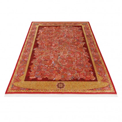 Machine-made Rug, Floral All-over, Bamboo Silk, Persian Style, Ref 800215