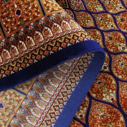 Machine-made Rug, Floral Dome, Acrylic + Bamboo Silk, Persian Style, Ref 200216