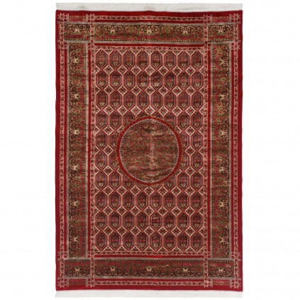 Machine-made Rug, Neoclassic Framed, Acrylic + Bamboo Silk, Persian Style, Ref 200228