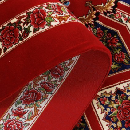 Machine-made Rug, Neoclassic Framed, Acrylic + Bamboo Silk, Persian Style, Ref 200228