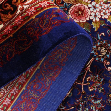 سجادة صناعية بنقشة ترنج الكلاسيكية الجديدة، أكريليك مع حرير بامبو، على الطراز الفارسي، رقم 200231