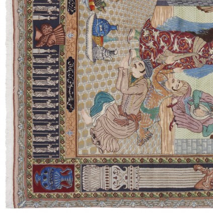 Wool and Silk on Silk Warp