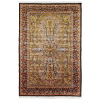 Machine-made Rug, Modern All-over, Bamboo Silk, Persian Style, Ref 800243